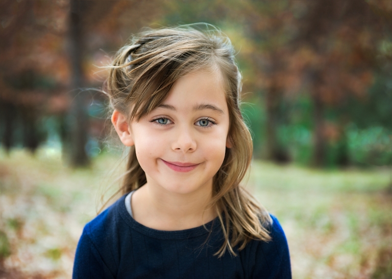 Little girl, Autumn Family Portrait Canberra